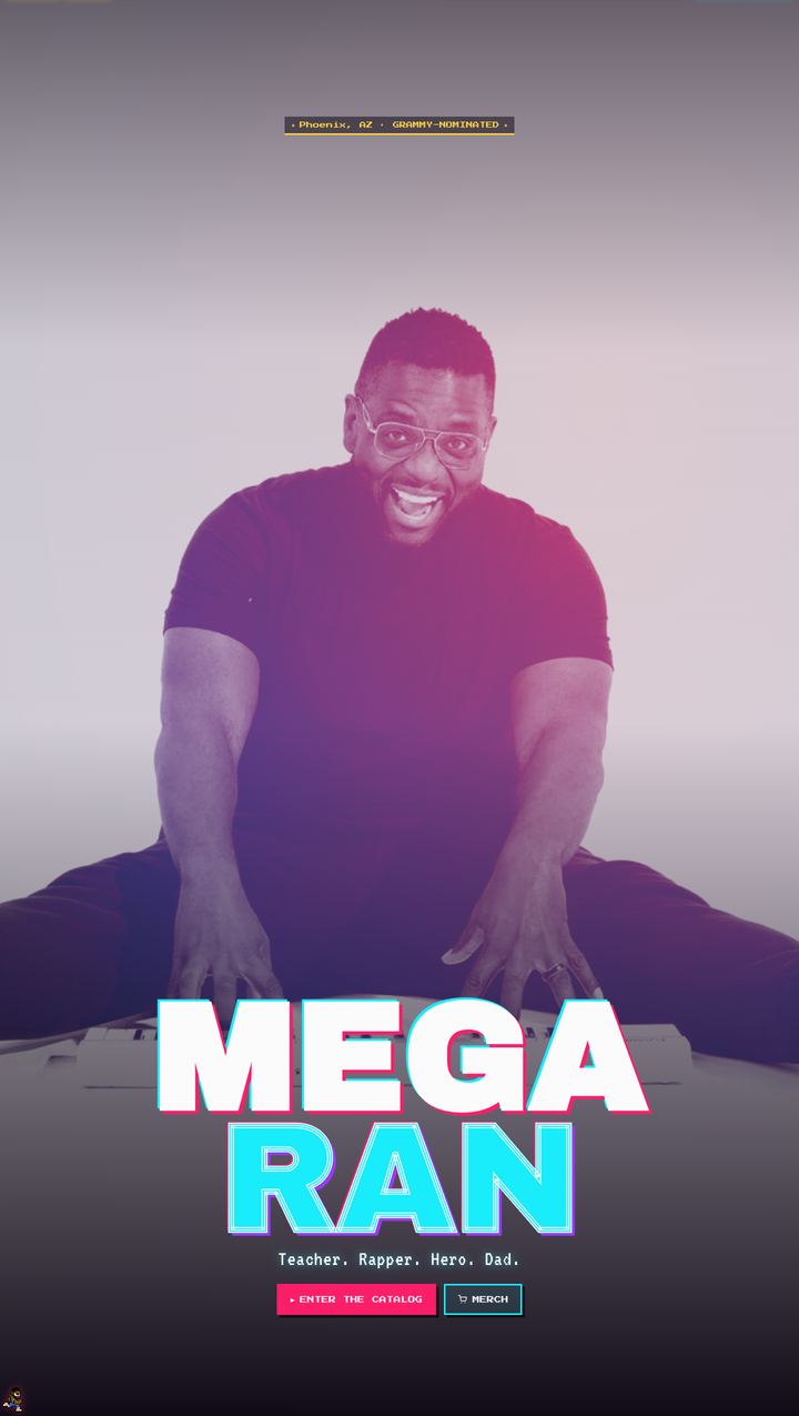 Mega Ran website